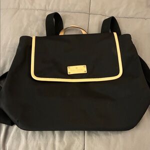 Kate Spade Black and Gold Backpack